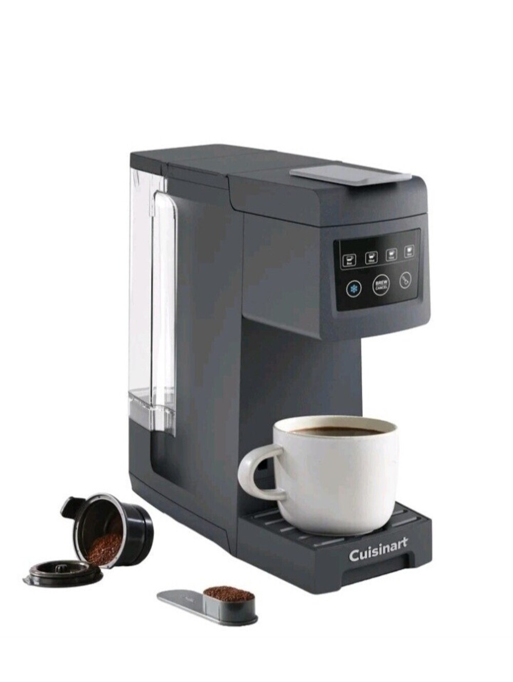 Cuisinart Single Serve / Pod Coffee Maker - Matte Black / Grey
